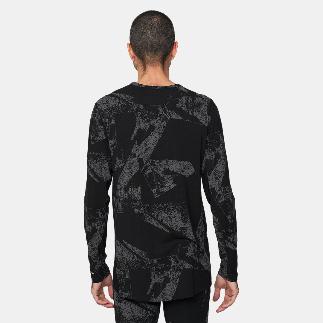 Mens Fractal Lightweight Crew Base Layer
