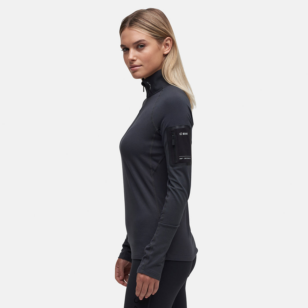 Womens Core Midweight 1/4 Zip - X-Small