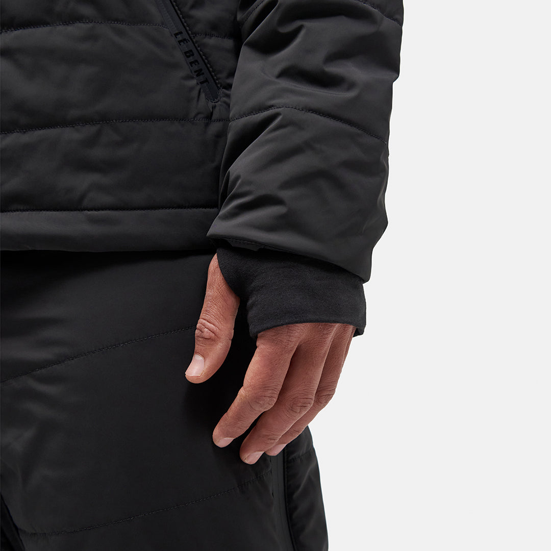 Mens Pramecou Wool Insulated Hooded Jacket