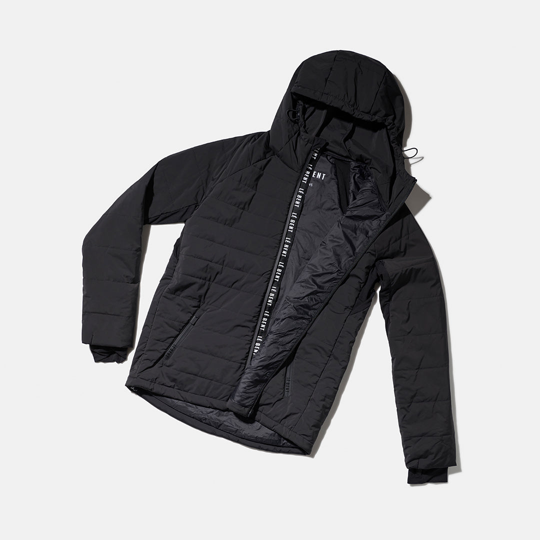 Mens Pramecou Wool Insulated Hooded Jacket