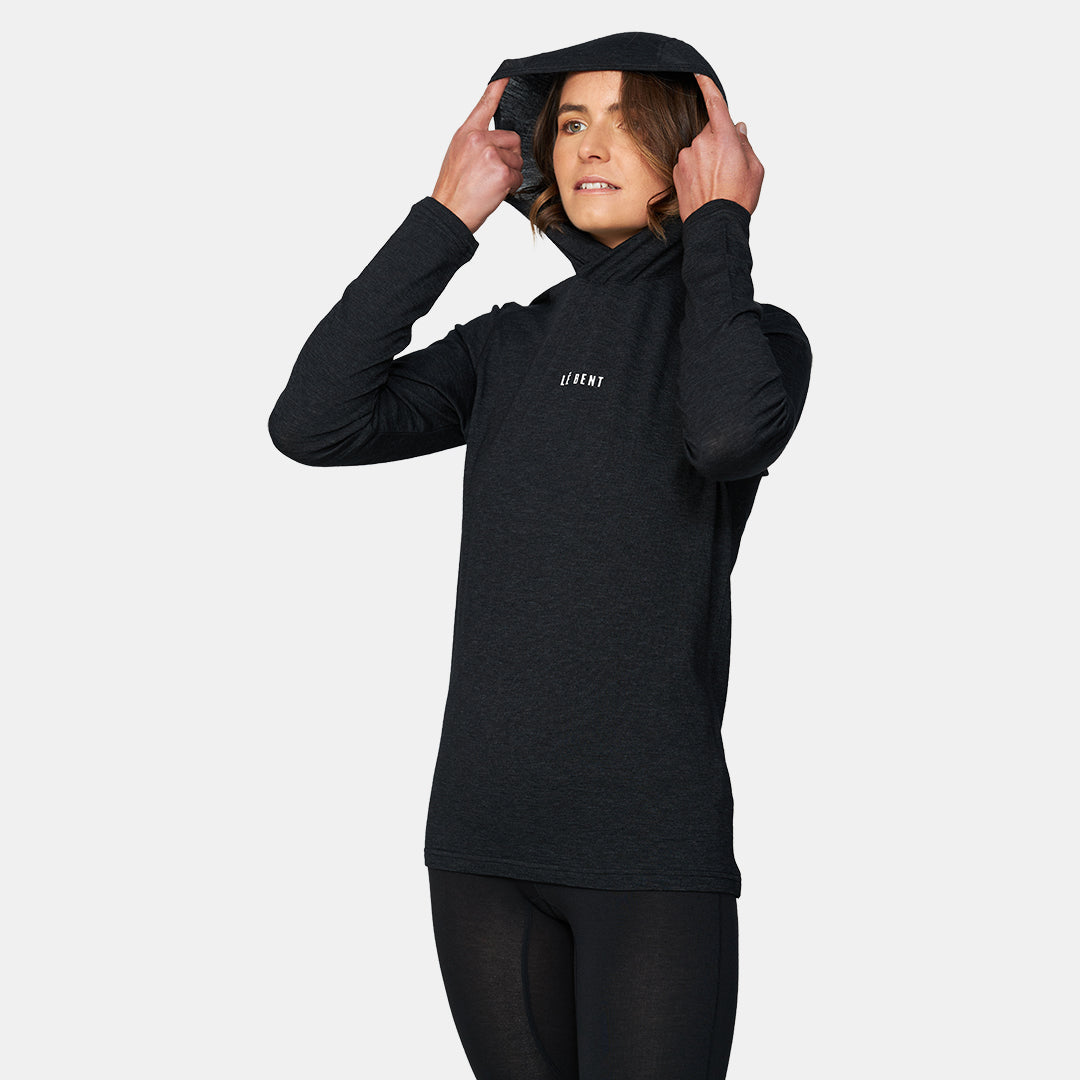 Womens Feathertop Ultralight hooded LS Tee