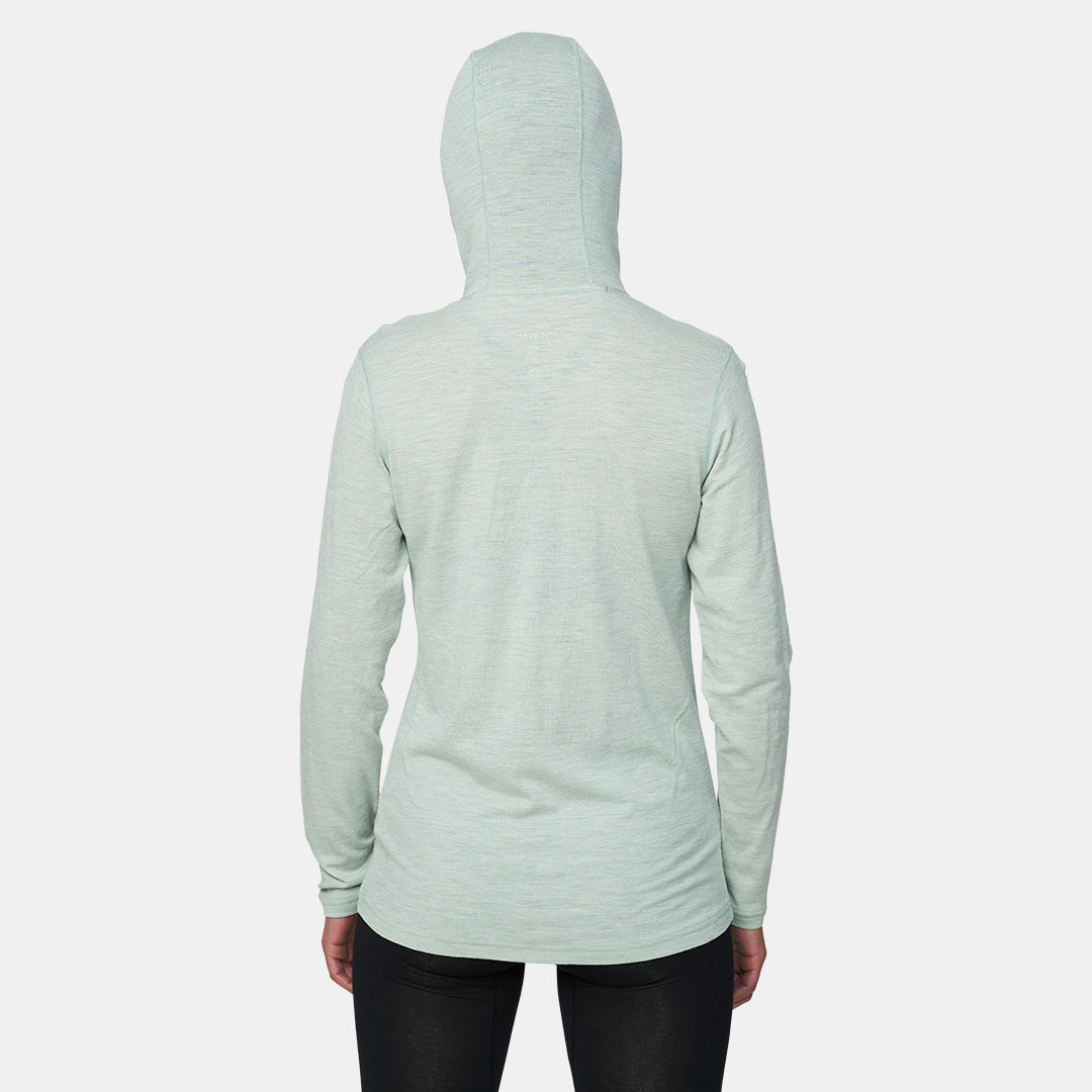 Womens Feathertop Ultralight hooded LS Tee